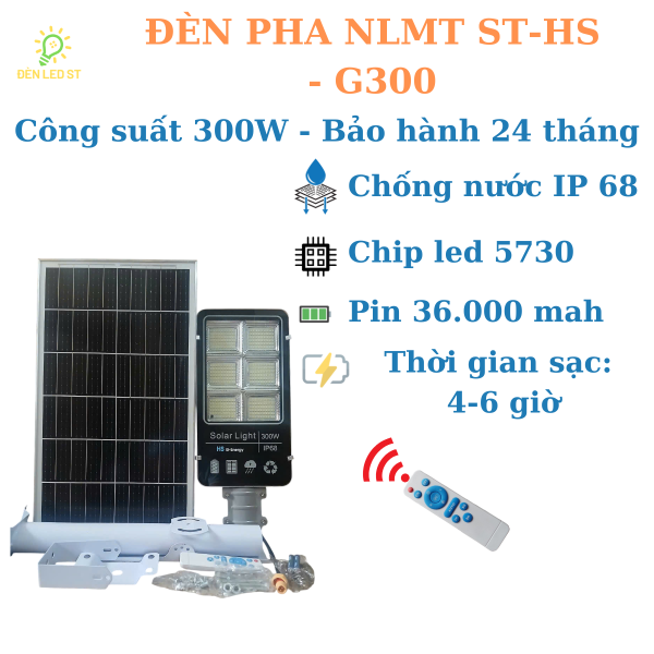 ĐÈN BÀN CHẢI SOLAR LIGHT ST-HS-G300