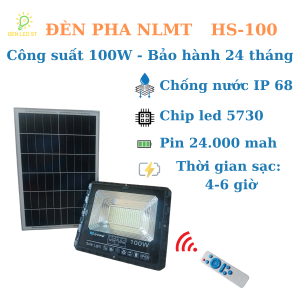 ĐÈN PHA NĂNG LƯỢNG MẶT TRỜI 100W ST-HS100