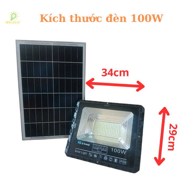 ĐÈN PHA NĂNG LƯỢNG MẶT TRỜI 100W ST-HS100 - Hình ảnh 4