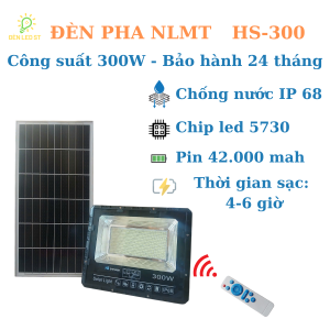 ĐÈN PHA NĂNG LƯỢNG MẶT TRỜI 300W ST-HS300