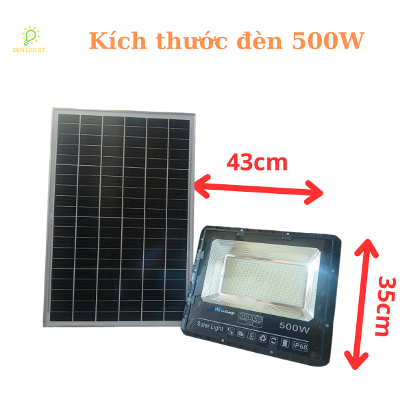 ĐÈN PHA NĂNG LƯỢNG MẶT TRỜI 500W ST-HS500 - Hình ảnh 3