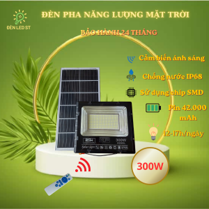 ĐÈN NĂNG LƯỢNG MẶT TRỜI HS-300W